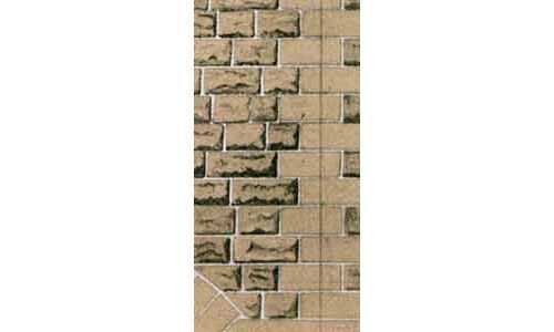 OO Grey Sandstone Walling Papers - Superquick D8 - 6 sheets 7x10""