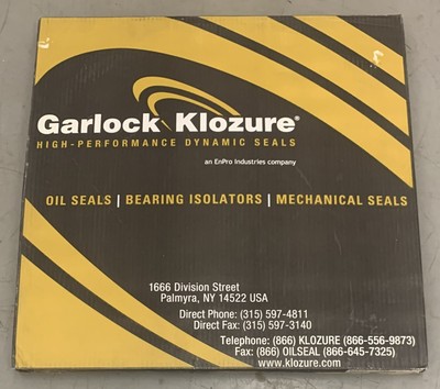 GARLOCK KLOZURE 21238-4235 OIL SEAL MILL-RIGHT N CRS 20'' SHAFT 21.5'' BORE .75''