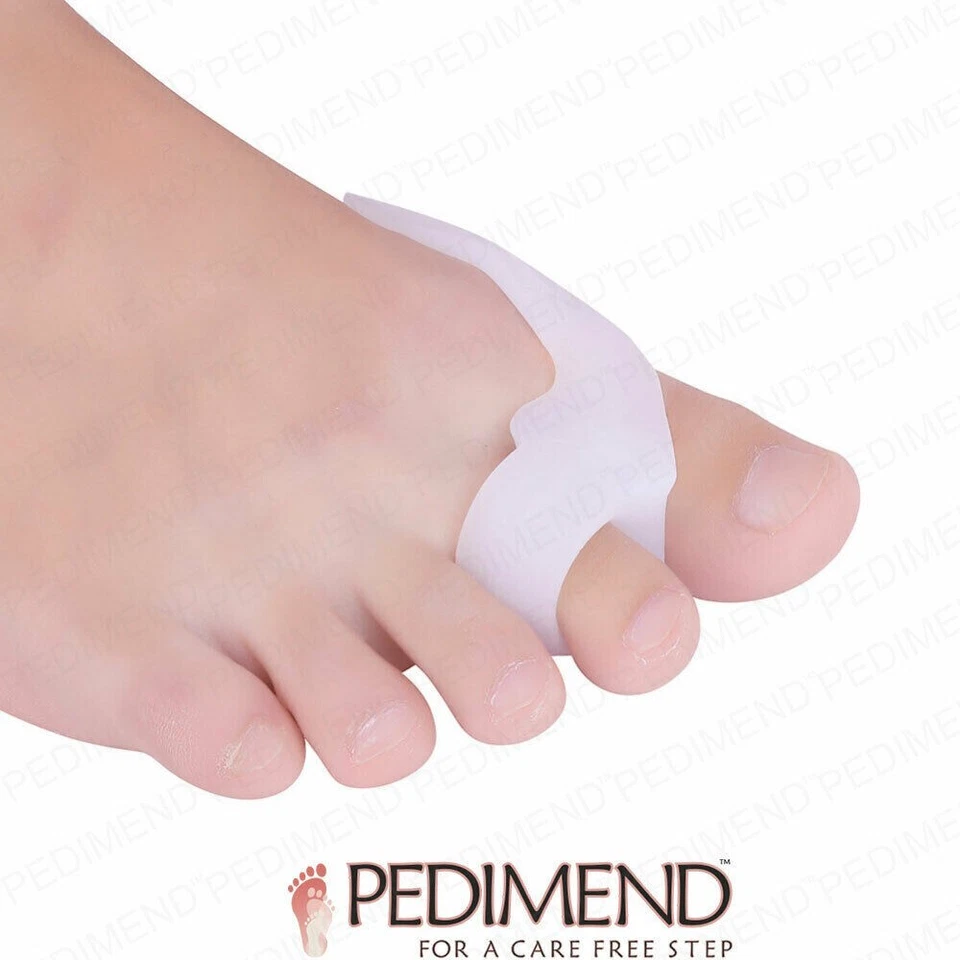 Hallux Valgus Big Toe Bunion Protector Hammer Toe Corrector Toe Straightener Gel - Image 4 of 4