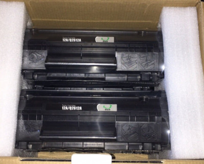 4 BRAND NEW HP 12A Q2612A black toner cartridges sealed