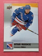 2019-20 UD CHL STAR ROOKIE SP-FRANCESCO PINELLI-KITCHENER RANGERS-SHORT PRINT