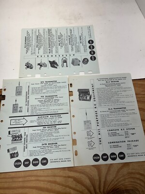 CITIZEN SHIP RADIO CORP HOBBY STORE RC ACCESSORIES DEALER PRICE LIST BROCHURE