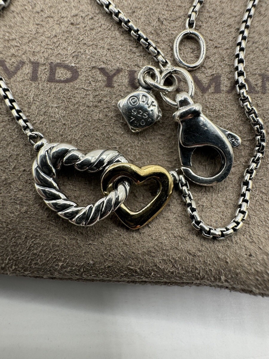 David Yurman Silver & 18K Gold Cable Collectibles