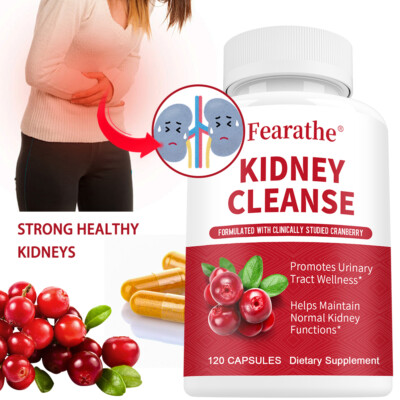 Kidney Cleanse Capsules Promotes Urinary Tract Wellness 30 to 120 capsules