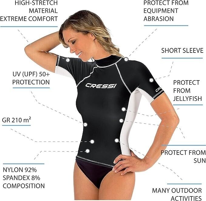 Cressi Women's Rash Guard M/3