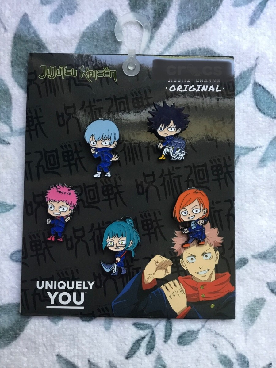 Crocs Handmade jibbitz 5-10pc Jujitsu Kaisen Anime Shoe charms Set