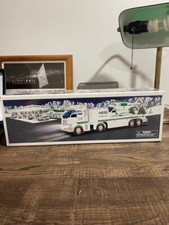 Hess 2006 Toy Truck & Helicopter - White/Green NEW