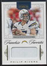 Philip Rivers 2012 National Treasures Franchise Favorites Patch Jersey 7/10