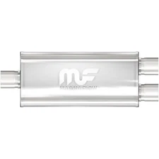 MagnaFlow Straight-Through Performance Muffler; 3/2.5in. Center/Dual; 5x14x8 Bod