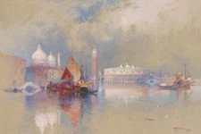 A View of Venice by Thomas Moran Museum Giclee Art Print Ships Free