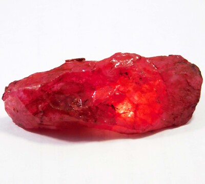Amazing 199.45 Ct Natural Earth Mined Red Ruby Rough   Certified Loose Gem