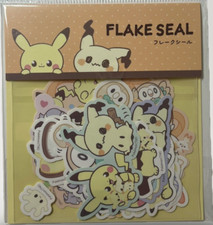 Poke Peace Flake Stickers - Cute Pok mon Characters - Official Japan Kawaii Pack