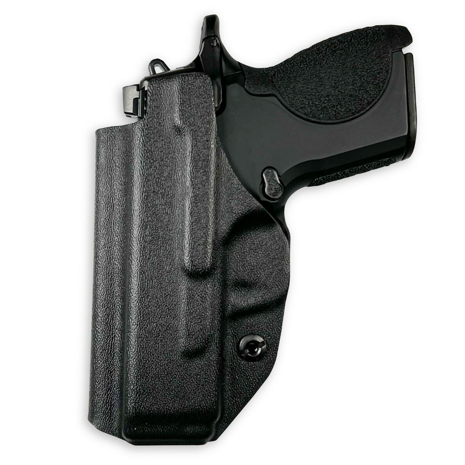 PoLe.Craft M&P Shield 40 Holster With TLR-6 Light Laser For Smith & Wesson M&P Shield 9mm/.40 W/TLR-6 - Inside Waistband Carry Concealed Holster M&P Shield 9mm With Laser (Black, Right Hand