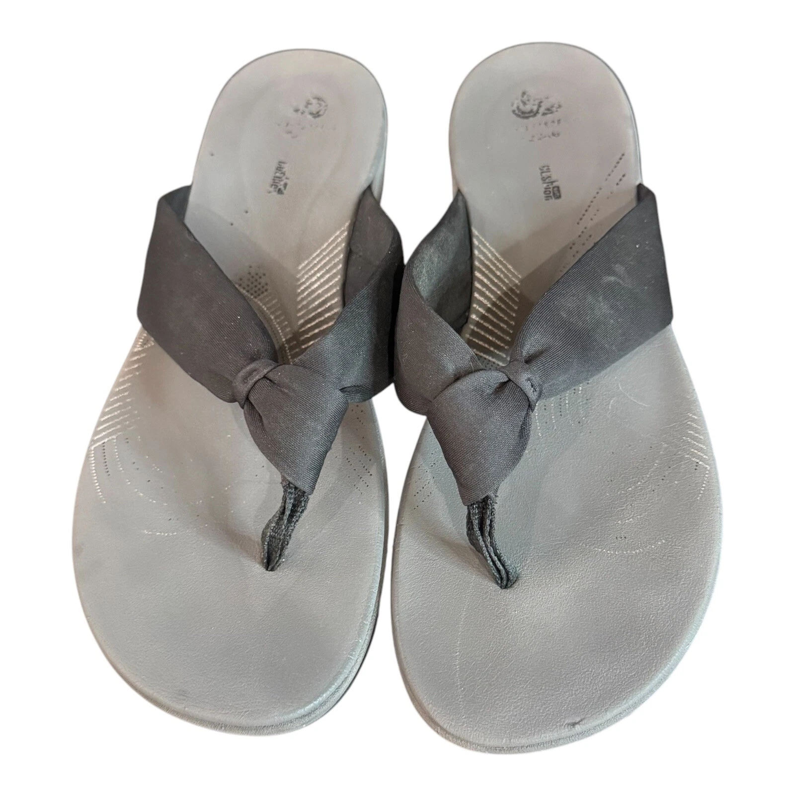 Sandali infradito Clarks Cloud Steppers neri infradito comodi infradito donna 12