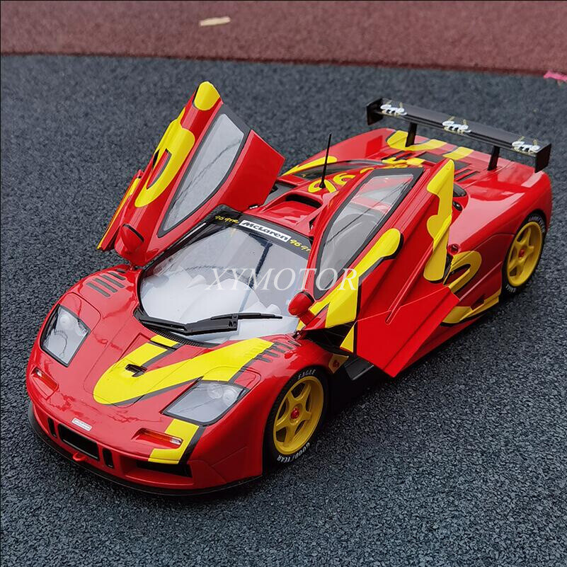 Solido 1:18 McLaren F1 GT-R 1996 Diecast Model Car Red Toys Hobby