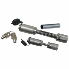 Reese Cromo Enganche de Remolque Receptor Pin y Acoplador Lengua Combo Bloqueo Barril con 2 Llaves