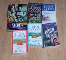 Lot 6 EILEEN GOUDGE Trail of Secrets Blessing in Disguise One Last Dance HC PB
