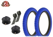ALTA BICYCLE WIRE BEAD 16 x 2.125 BLUE COMP III BMX TREAD HEAVYDUTY TUBE 6PC SET