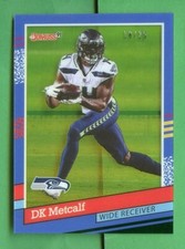 DK METCALF 2021 CLEARLY DONRUSS 1991 DONRUSS GREEN PARALLEL /25 SEATTLE SEAHAWKS