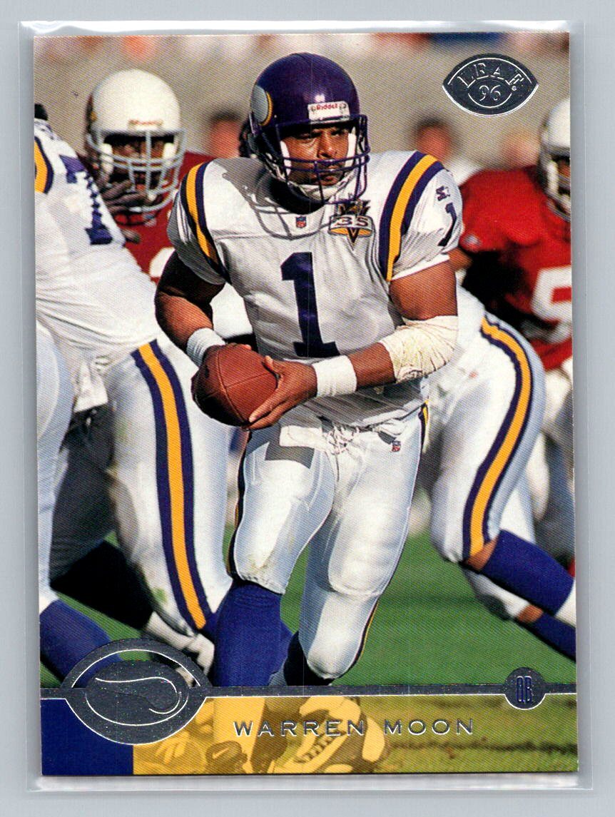 1996 Leaf  Warren Moon #20 Minnesota Vikings
