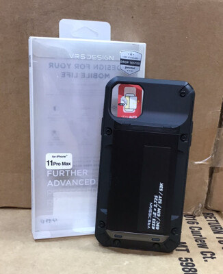 VRS Damda Glide Pro iPhone 11 Pro Max Wallet Case Black Label