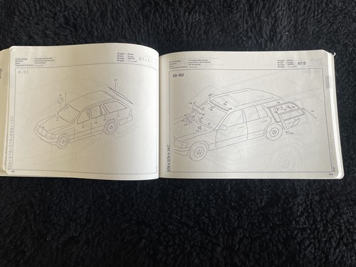Mercedes Benz MB W124 300TE Station Wagon 1987-90 Parts Catalog List OEM USA - Picture 21 of 24