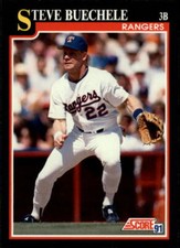 1991 Score #257 Steve Buechele - NM