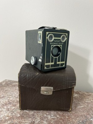 Vintage Kodak Brownie Target Six-20 Box Film Camera Art Deco Box