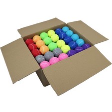 Bulk Tennis Balls 90 Pack - High Elasticity Training  Pet Play Balls