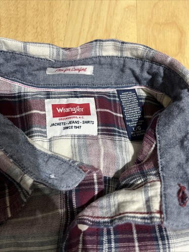 Wrangler Herren Hemd L Flex For Comfort Button Down Langarm Mehrfarbig - Bild 4 von 11