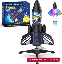 Rocket Launcher for Kids, 200 ft Self Launching Motorized Rocket Toy