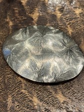 Silver Colored Vintage Belt Buckle Swirl Flowery Pattern See Pics