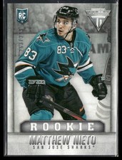 2013-14 Panini Titanium Matt Nieto Commons Retail RC /299 #244 San Jose Sharks