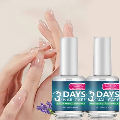 x1 ROZINO 3 Days Nail Care Nail Keratin Amino Acid Formula Polish