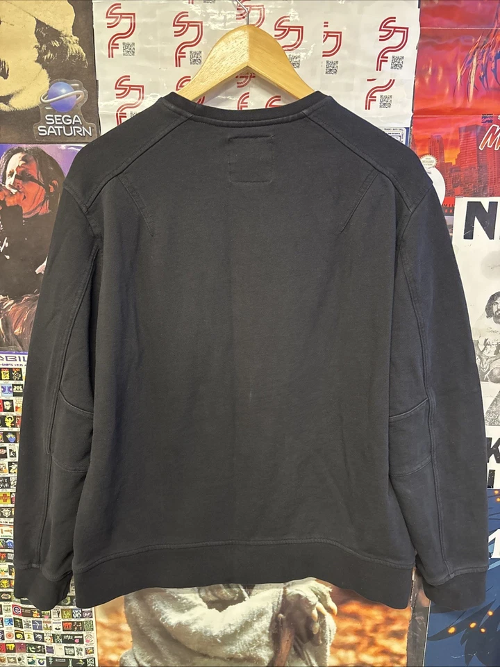 🔥Armani Exchange Embroidered AX Logo Pullover Sweatshirt Size L 22.5 x 26 - Image 4 of 4