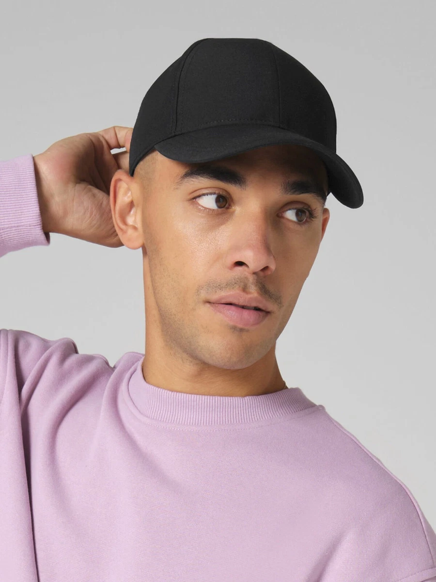 Cappellino Baseball Beechfield Heritage B682 – Unisex In Cotone Twill, Taglia Unica, Nero