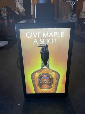 CROWN ROYAL MAPLE WHISKEY Cooler And ￼Dispenser PROMOTIONAL ITEM SUPER RARE
