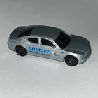 Vtg 2004 Matchbox Dodge Charger Sheriff Brazos County 680 Silver HTF - See Desc.