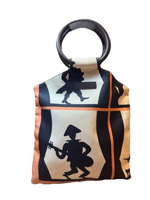 Bvlgari Bag Canvas LIMITED EDITION Davide Pizzigoni Design Depicts Broadway Show