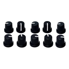 10Pcs Plastic Potentiometer Control Knob Guitar Volumes Control Knob Enduring