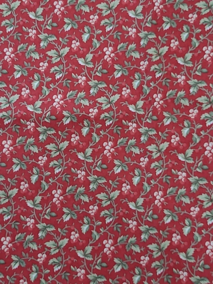 "Poinsettia Plaza" Moda Cotton Fabric Christmas Holiday 1 Yard 32 Inches - Image 4 of 4