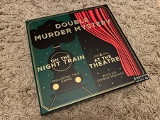 Double Murder Mystery Spiel - Im Nachtzug & Im Theater - Brandneu