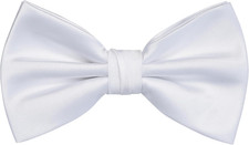 Mens Solid Color Adjustable Pre-tied Bow Tie for Men Party Wedding