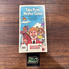 Rare 1985 VHS Captain Kangaroo Mother Goose Britannica Edutainment BX-KMG1