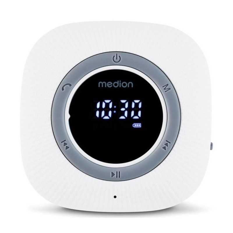 Radio de douche MEDION IPX6 pour écouter la musique sous l'eau