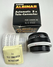 Super Albinar Auto Tele Converter 2X For Canon AE Mount Lens  Damaged Box 