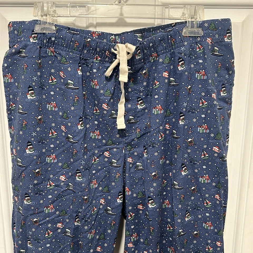 Pantalones de salón de Navidad de franela para hombre Vineyard Vines en "Santa Whale" talla grande Foto 2 de 4
