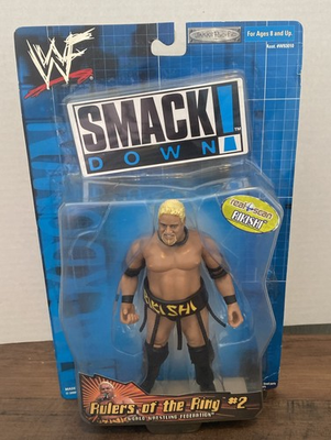 #ad NEW 2000 Jakks Pacific WWF Smack Down Rulers Of The Ring #2 Rikishi 7quot; Figure $35.00