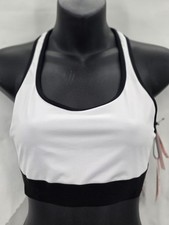 NWT Victoria's Secret PINK Ultimate Lightly Lined Sport Bra Optic Sz S