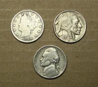 Starter  Collection  Mix Lot of  3 Old  US  Coins   ACTUAL  COINS    90319205-06